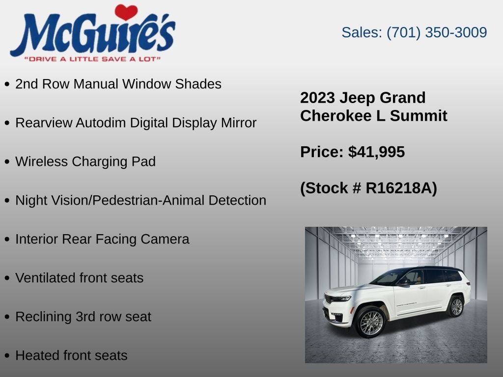 2023 Jeep Grand Cherokee L Summit 4x4