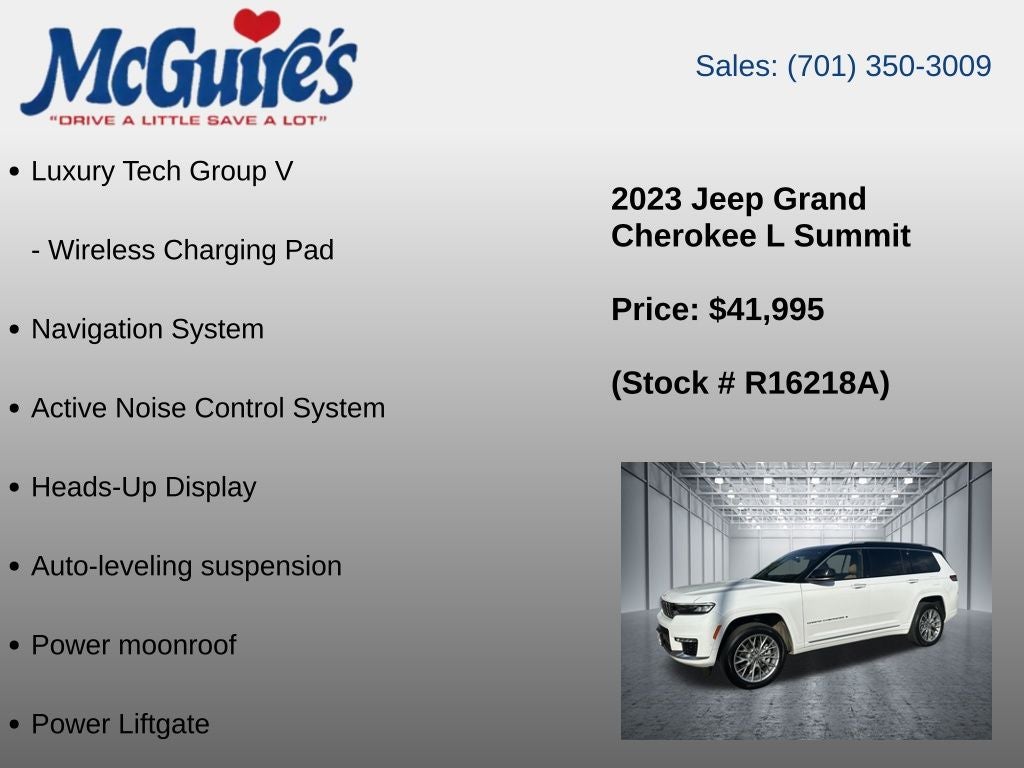 2023 Jeep Grand Cherokee L Summit 4x4
