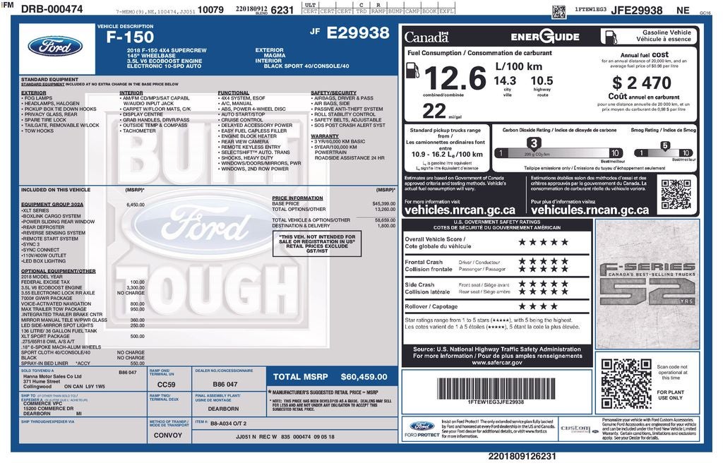 2018 Ford F-150 XLT