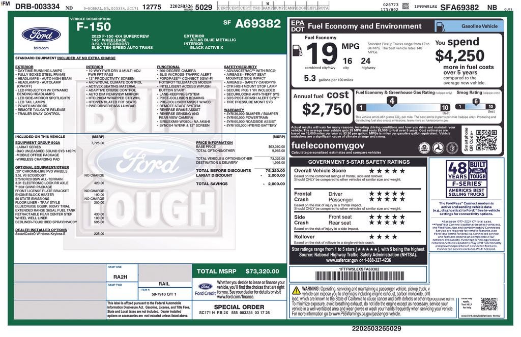 2025 Ford F-150 LARIAT