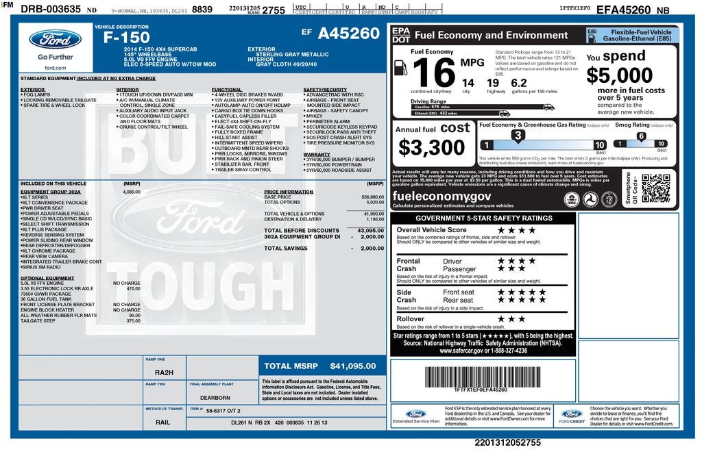 2014 Ford F-150 XL
